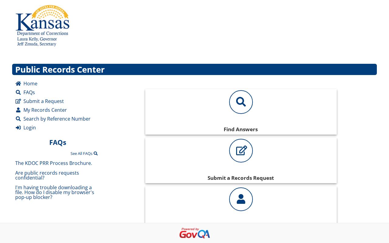 KDOC records portal for Rawlins County Jail state transfer releases